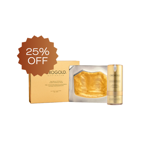 24K Neck Lifting & Chest Firming Mask + 24K Neck Duo Treatment